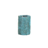 Burlap Votive Cover w/ 3.5"H Glass