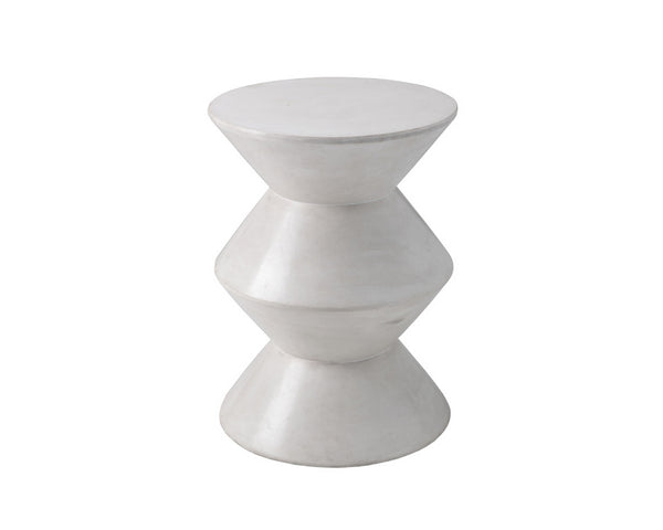 UNION END TABLE - WHITE