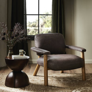Eisley Chair In Tumble Waxed Slate