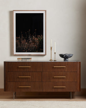 Fletcher 6 Drawer Dresser In Bluestone