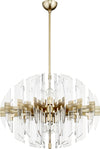 Zion 30" 8Lt Oval In Aged Brass