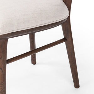 Beacon Dining Chair In Hockney Linen