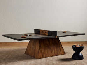 Ping Pong Table In Natural Brown Guanacaste