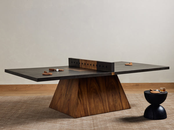 Ping Pong Table In Natural Brown Guanacaste
