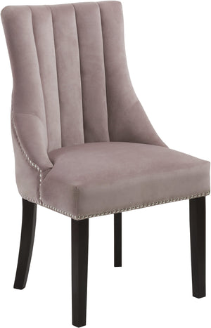 Tiffany Dining Chair In Pink Velvet
