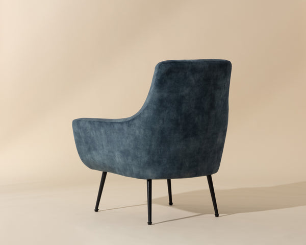 ALETTA LOUNGE CHAIR - NONO PETROL