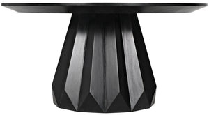 Brosche Dining Table, Hand Rubbed Black