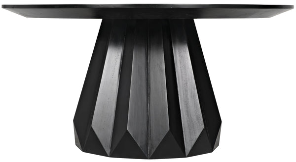Brosche Dining Table, Hand Rubbed Black