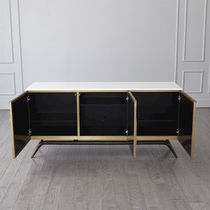 TRIANGLE CABINET-BRASS