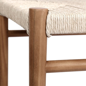 Lomas Bar + Counter Outdoor Stool - Vintage White