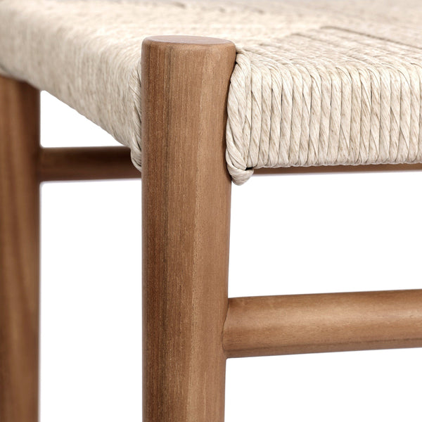 Lomas Bar + Counter Outdoor Stool - Vintage White