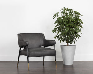 DEROME LOUNGE CHAIR - BRAVO PORTABELLA