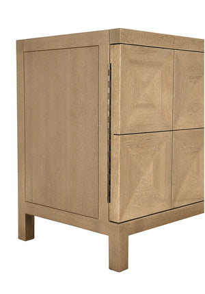 Quadrant 4 Door Sideboard, Washed Walnut