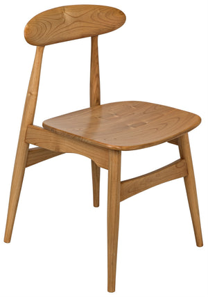 Surf Chair in Sungkai/Mindi with Clear Coat Finish