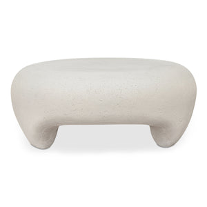 Moe's Ines Outdoor Coffee Table in White