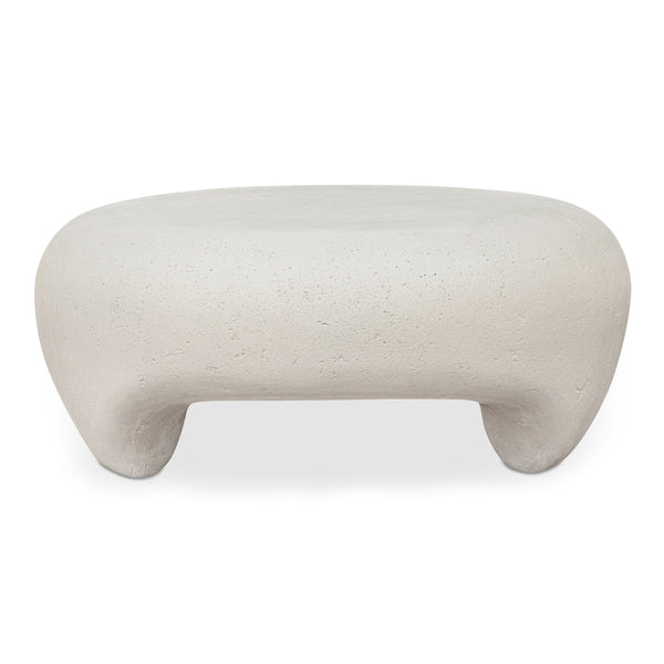 Moe's Ines Outdoor Coffee Table in White