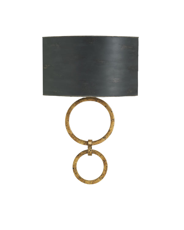 Bolebrook Wall Sconce In Gold Leaf