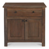Moe's Gene Charging Nightstand in Dark Brown