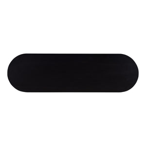 Moe's Povera Console Table Black Acacia Wood