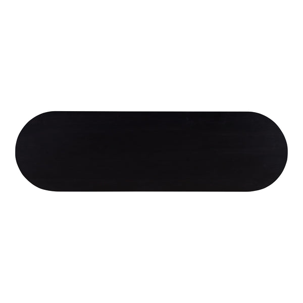Moe's Povera Console Table Black Acacia Wood