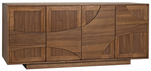 Collage Dark Walnut Sideboard in Walnut and Veneer