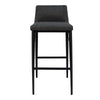 Moe's Baron Bar Stool in Charcoal Grey