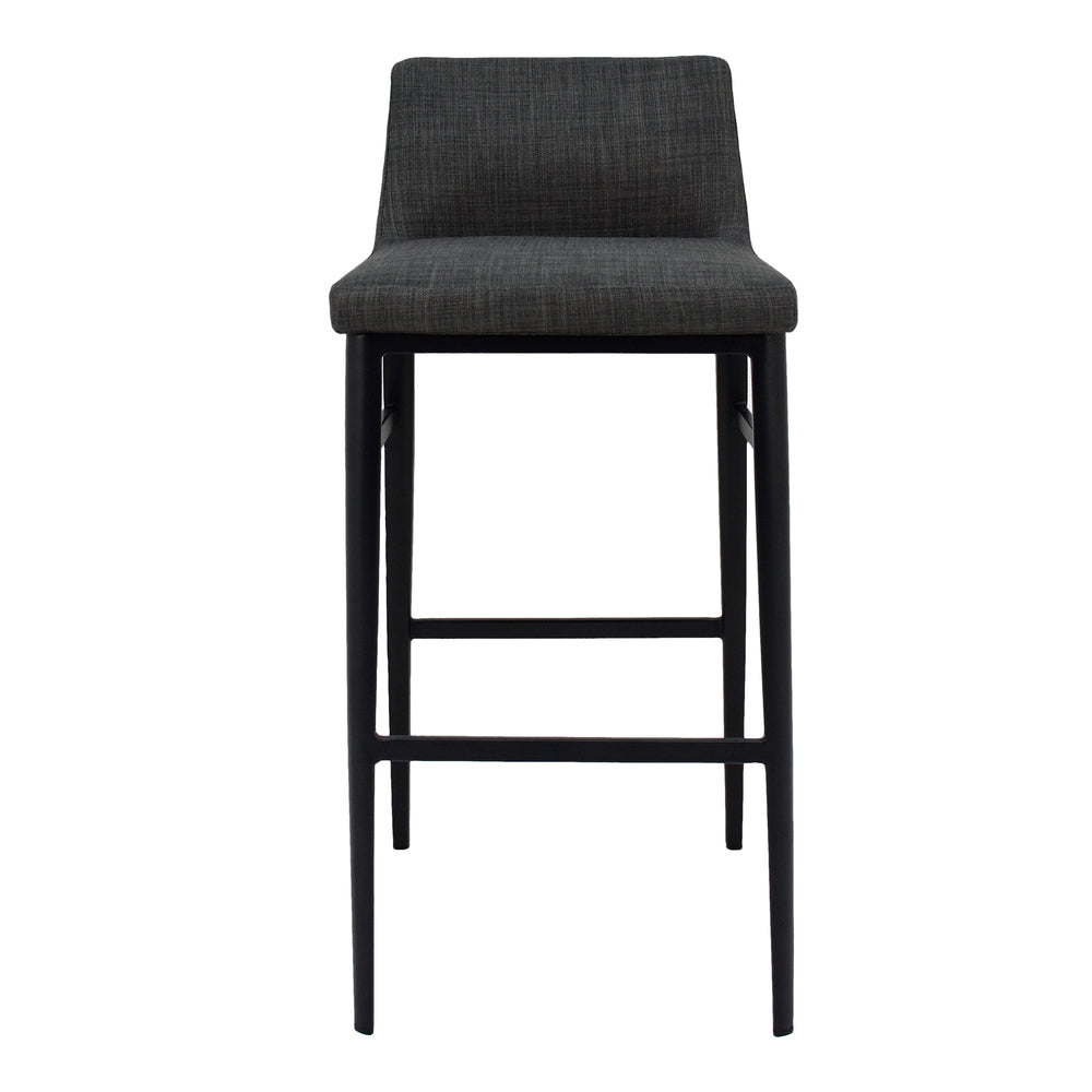 Moe's Baron Bar Stool in Charcoal Grey