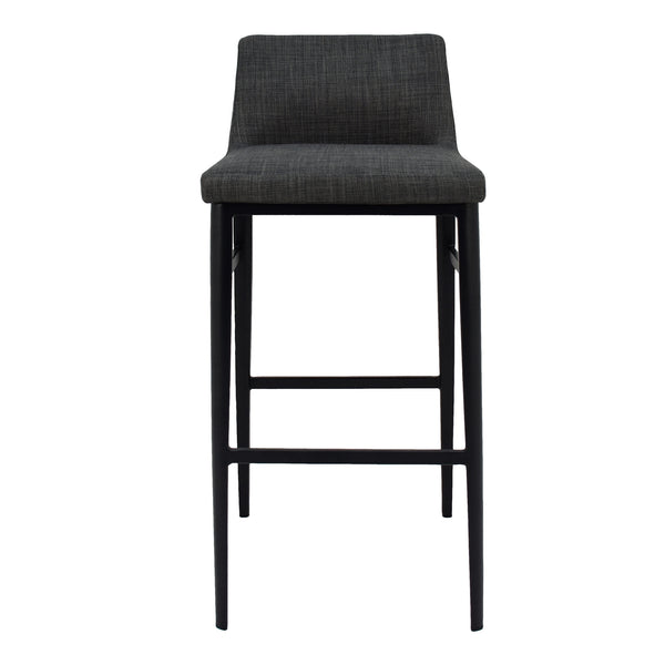 Moe's Baron Bar Stool in Charcoal Grey