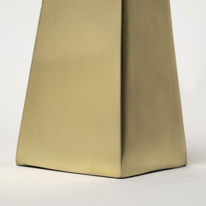 Giza (Set of 2) 4L x 4W Gold Elongated Pyramids
