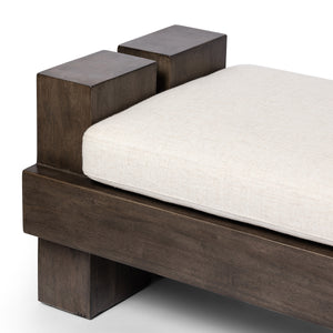 Heavy Wood Accent Bench In Alcala Cream