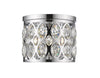 Dealey 3 Light Flush Mount in Chrome Finish