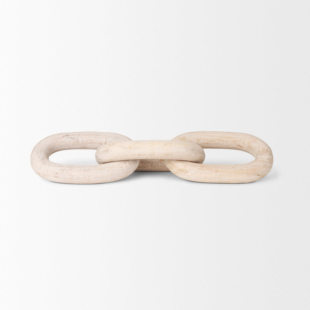 Tayla Large Blonde Wood Chain Link