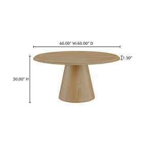 Moe's Tutto Dining Table with Pedestal Base
