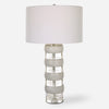 Band Together Crystal & Wood Table Lamp