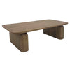 Chloe Solid Wood Coffee Table - Mango Wood, Hickory Brown