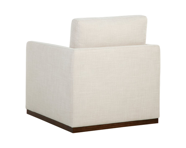 PORTMAN SWIVEL LOUNGE CHAIR - EFFIE LINEN