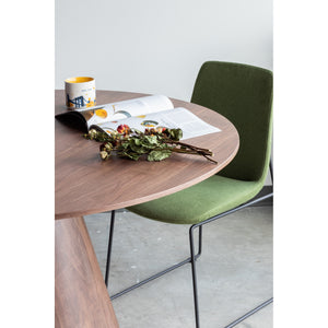 Moe's Otago 47" Round Walnut Dining Table