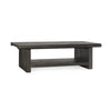 Larson Solid Wood Coffee Table in Carbon Black