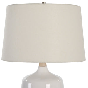Opal Gloss White Table Lamp