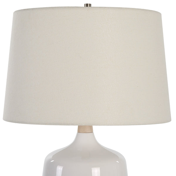 Opal Gloss White Table Lamp