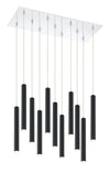 Forest 11 Light Island/Billiard in Chrome Finish