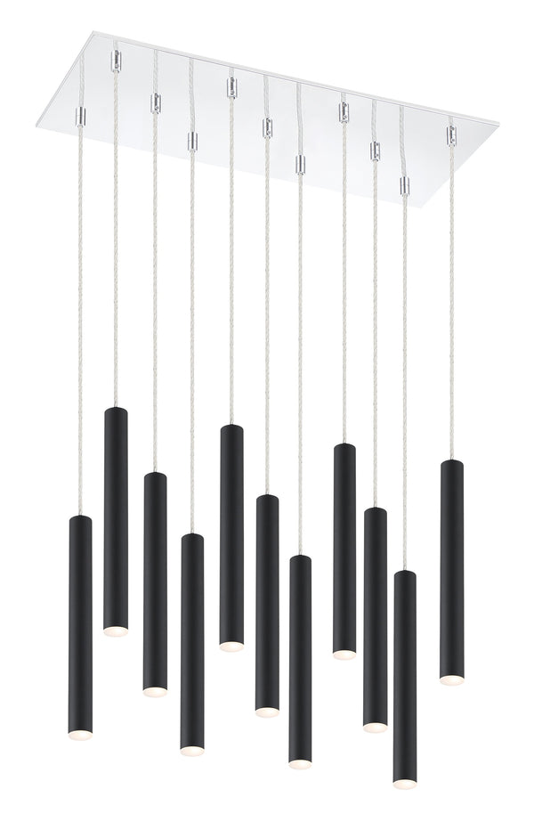 Forest 11 Light Island/Billiard in Chrome Finish