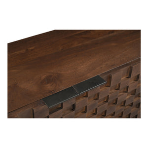 Moe's Easton Media Cabinet Brown Wood