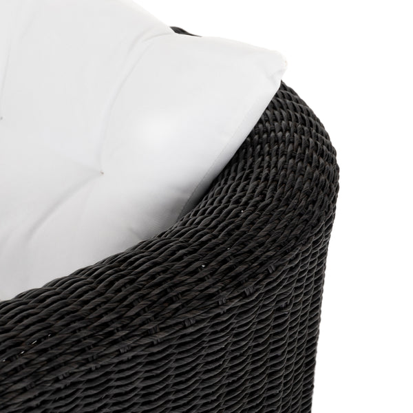 Tucson Woven Outdoor Chair In Coal
