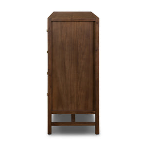 Sullivan 10 Drawer Dresser In Saddle Tan