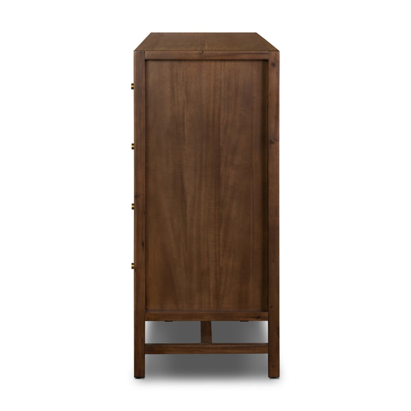 Sullivan 10 Drawer Dresser In Saddle Tan