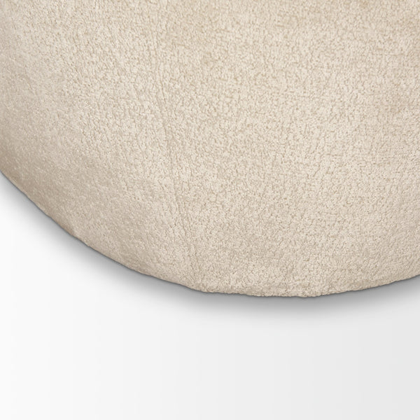 Beverly Beige Chenille Accent Chair