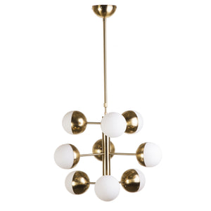 Rocio 9-Light Pendant Lamp - Brass