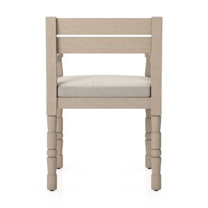 Waller Outdoor Dining Armchair In Brn/Sand