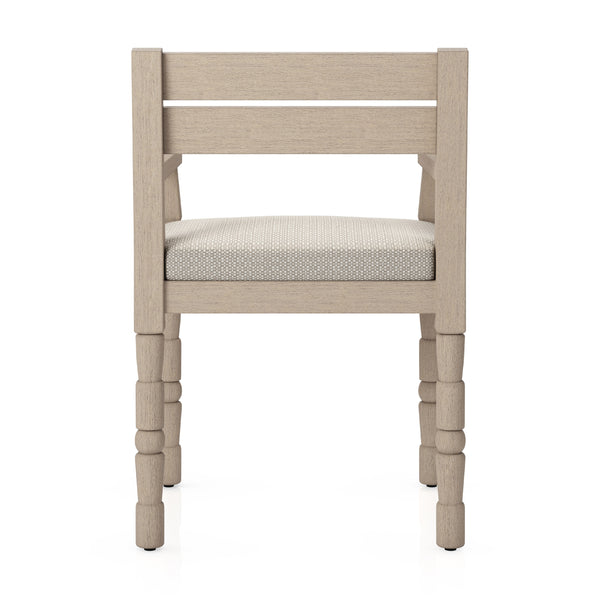 Waller Outdoor Dining Armchair In Brn/Sand